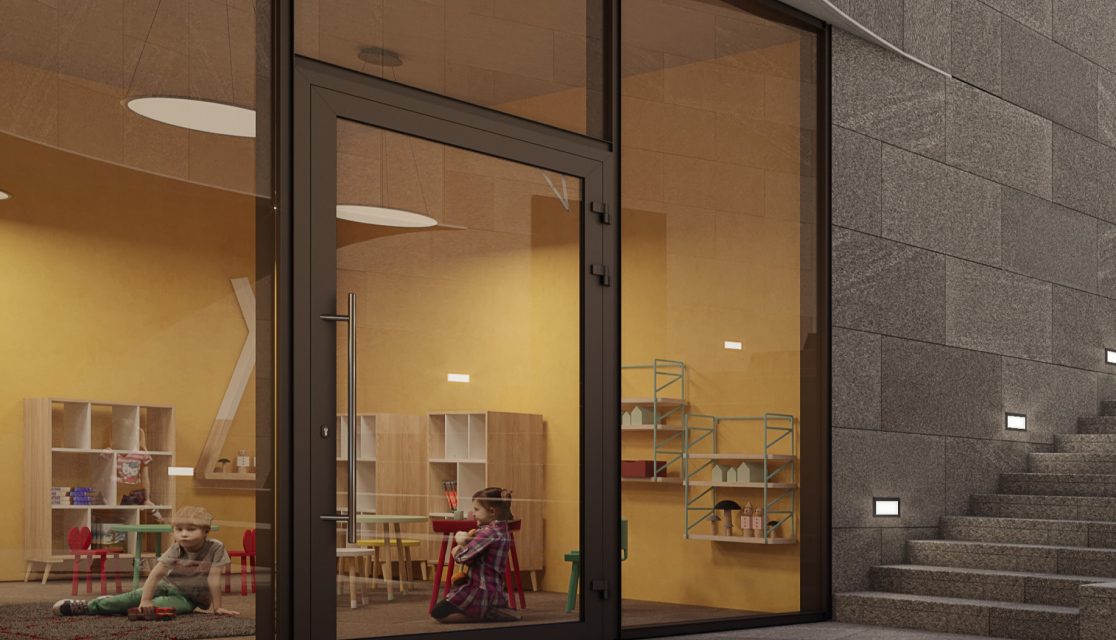 Facciata di asilo/scuola